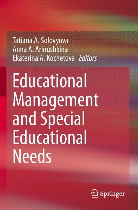 Educational Management and Special Educational Needs, Buch
