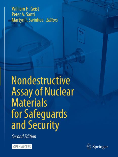 Buchtitel: "Nondestructive Assay of Nuclear Materials for Safeguards and Security, Second Edition". Cover in Blau.