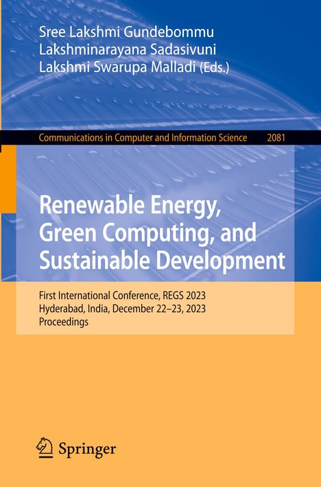 Renewable Energy, Green Computing, and Sustainable Development, Buch