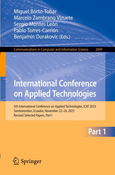 International Conference on Applied Technologies, Buch