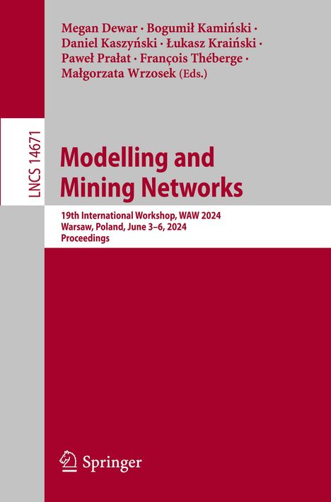 Modelling and Mining Networks, Buch