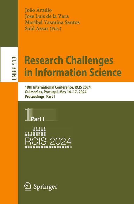 Research Challenges in Information Science, Buch