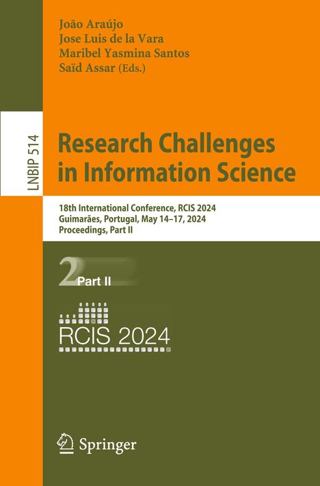 Research Challenges in Information Science, Buch