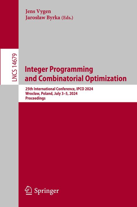 Integer Programming and Combinatorial Optimization, Buch