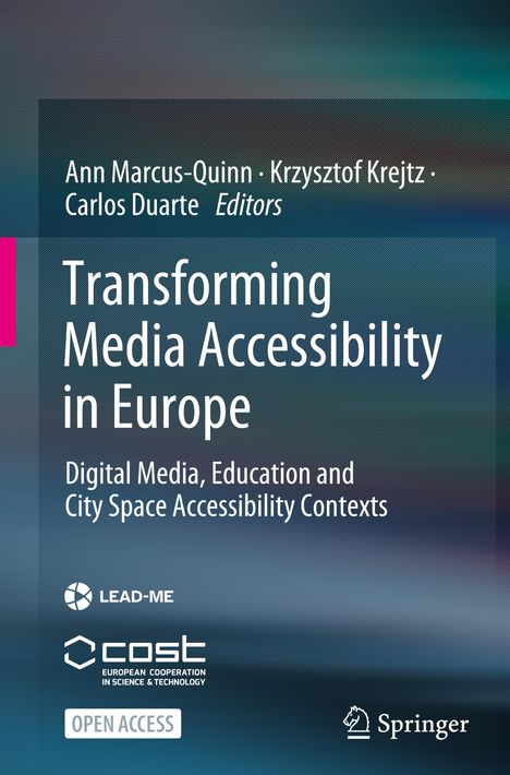 Transforming Media Accessibility in Europe, Buch