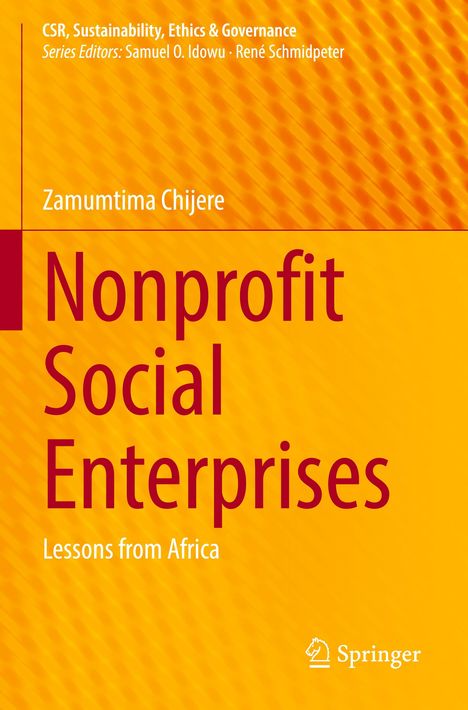 Zamumtima Chijere: Nonprofit Social Enterprises, Buch