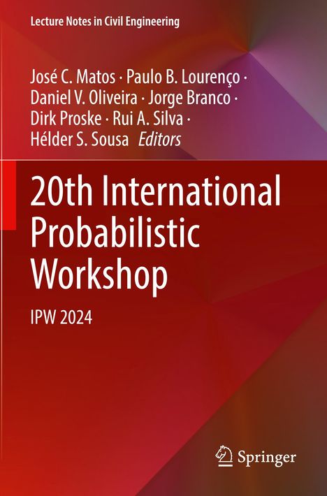 „20th International Probabilistic Workshop, IPW 2024“ vor einem abstrakten, rot-violetten Hintergrund.
