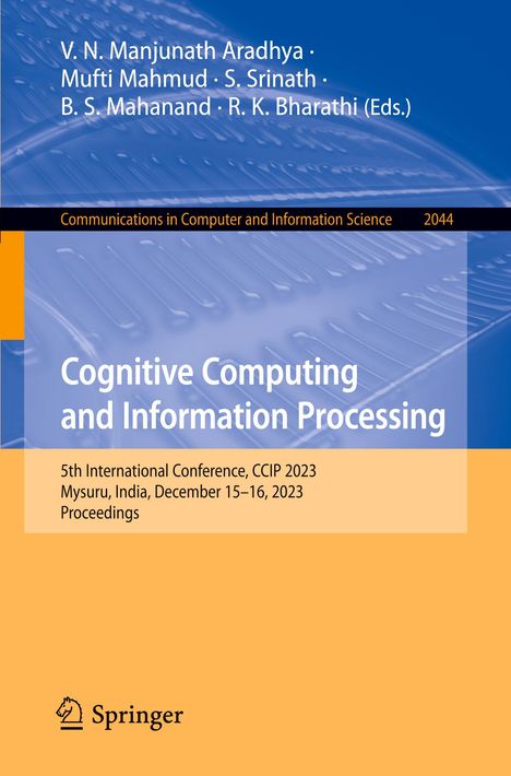 Cognitive Computing and Information Processing, Buch