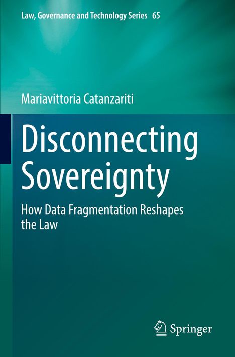 "Law, Governance and Technology Series 65. Mariavittoria Catanzariti. Disconnecting Sovereignty. Springer-Logo unten."