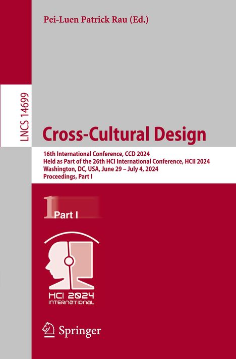 Cross-Cultural Design, Buch