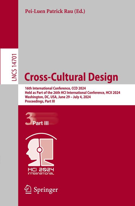 Cross-Cultural Design, Buch