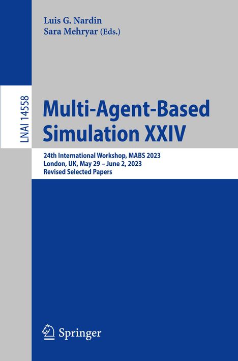 Multi-Agent-Based Simulation XXIV, Buch