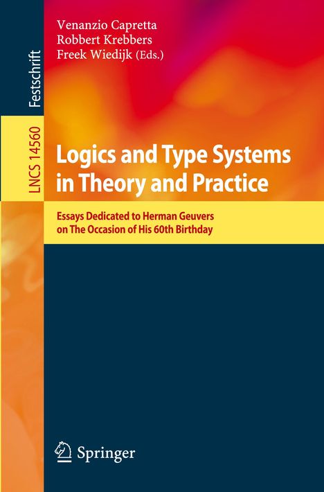 Logics and Type Systems in Theory and Practice, Buch