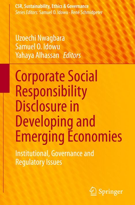 Corporate Social Responsibility Disclosure in Developing and Emerging Economies, Buch