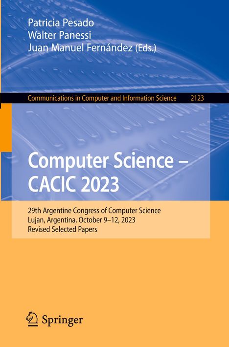 Computer Science ¿ CACIC 2023, Buch