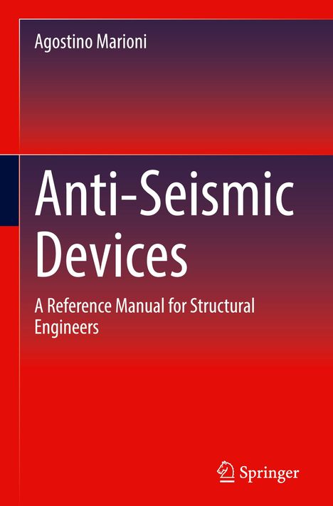 Agostino Marioni: Anti-Seismic Devices, Buch