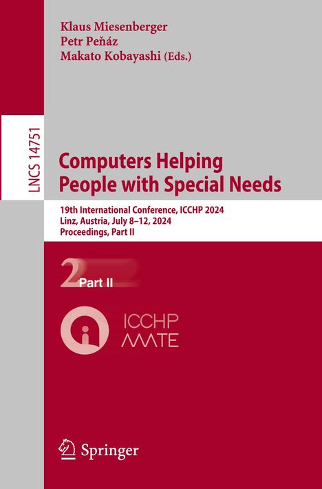 Computers Helping People with Special Needs, Buch