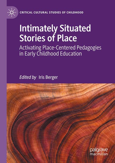 „Intimately Situated Stories of Place“ von Iris Berger. Wellenförmiges Muster in warmen Brauntönen.