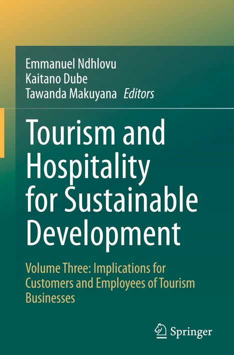 Tourism and Hospitality for Sustainable Development, Buch