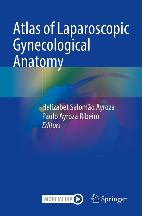 "Atlas of Laparoscopic Gynecological Anatomy" steht auf einem blauen Hintergrund. Darunter die Namen der Editoren.