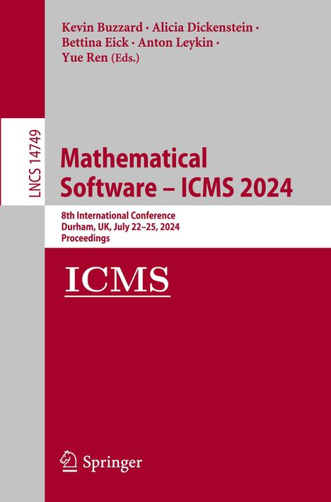 Mathematical Software ¿ ICMS 2024, Buch