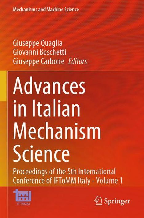 Advances in Italian Mechanism Science, Buch