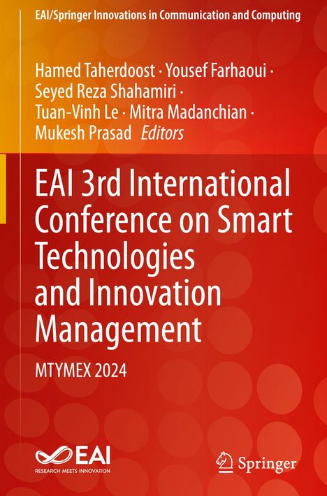 EAI 3rd International Conference on Smart Technologies and Innovation Management, Buch