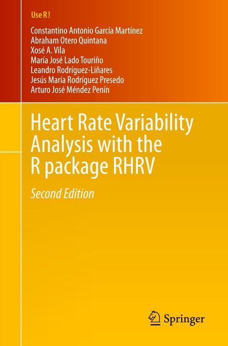 Constantino Antonio García Martínez: Heart Rate Variability Analysis with the R package RHRV, Buch