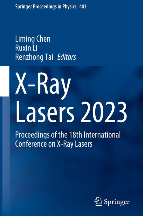 X-Ray Lasers 2023, Buch