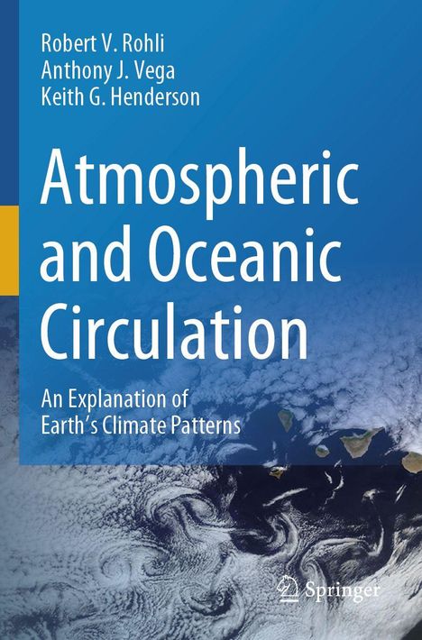 Oben stehen drei Autorennamen. Der Titel ist "Atmospheric and Oceanic Circulation." Darunter folgt eine Erklärung. Ein Meereswirbel ist zu sehen.