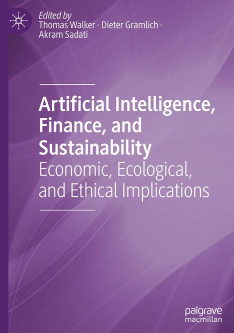 Artificial Intelligence, Finance, and Sustainability, Buch