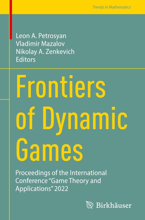 Frontiers of Dynamic Games, Buch