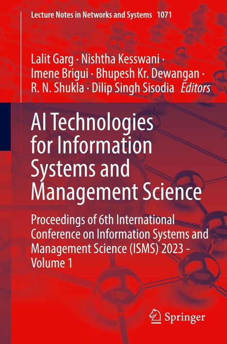 AI Technologies for Information Systems and Management Science, Buch