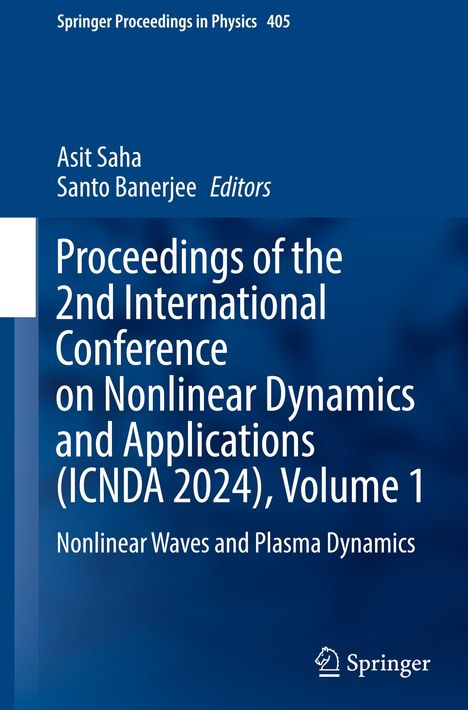 Proceedings of the 2nd International Conference on Nonlinear Dynamics and Applications (ICNDA 2024), Volume 1, Buch