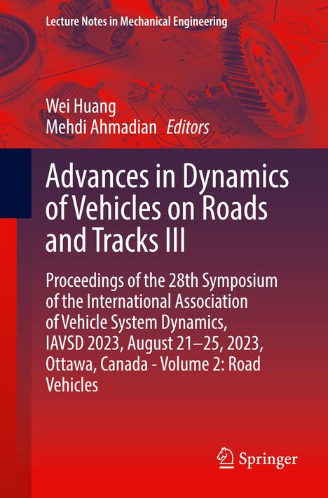 Advances in Dynamics of Vehicles on Roads and Tracks III, Buch