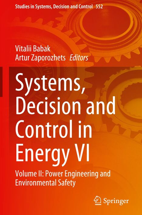 Systems, Decision and Control in Energy VI, Buch