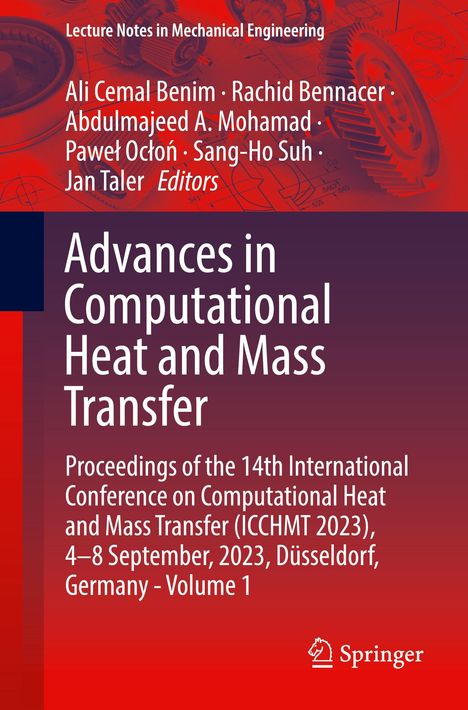 Advances in Computational Heat and Mass Transfer, Buch