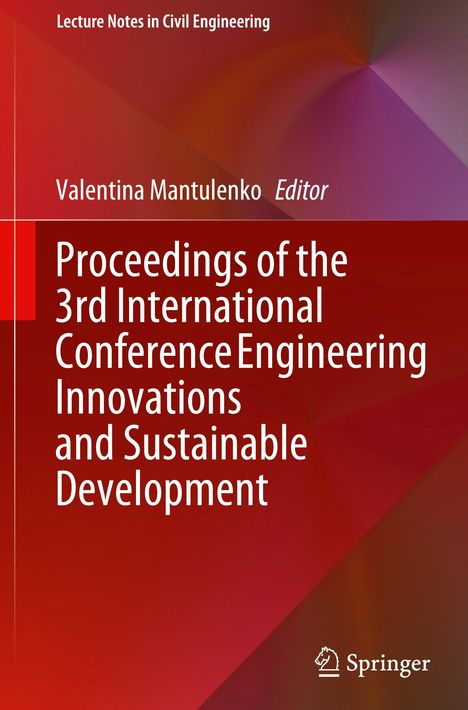 Proceedings of the 3rd International Conference Engineering Innovations and Sustainable Development, Buch