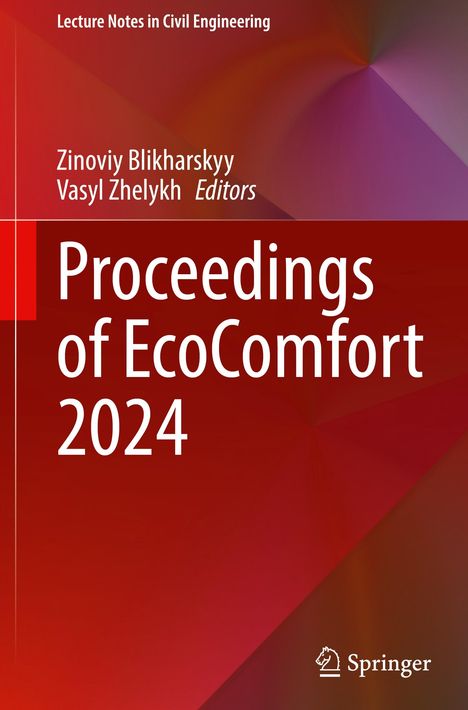 Proceedings of EcoComfort 2024, Buch