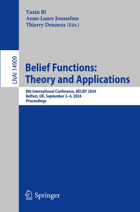 Belief Functions: Theory and Applications, Buch