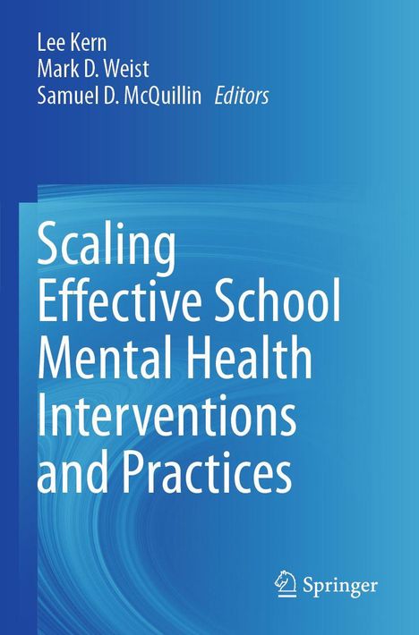 Titel: Scaling Effective School Mental Health Interventions and Practices. Oben Namen der Herausgeber. Springer-Logo rechts.