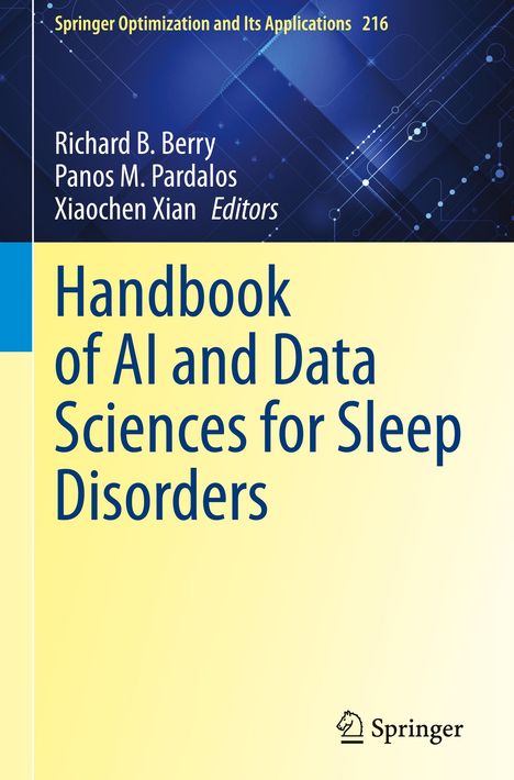 Handbook of AI and Data Sciences for Sleep Disorders, Buch