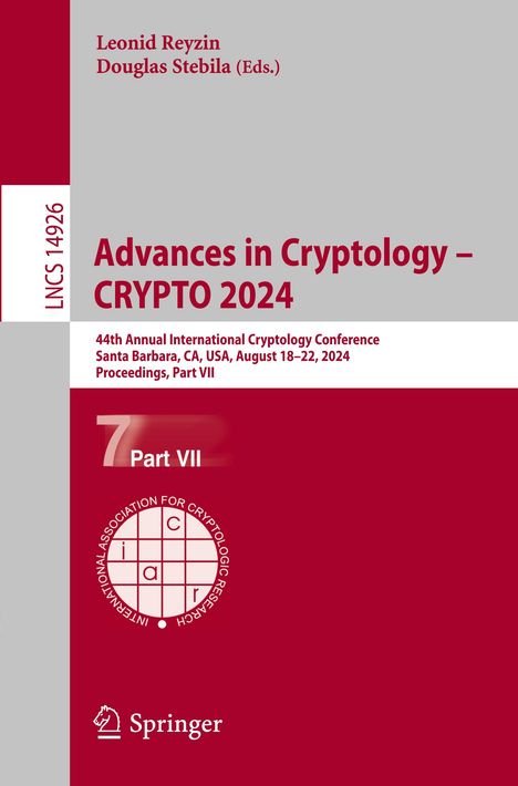 Advances in Cryptology ¿ CRYPTO 2024, Buch