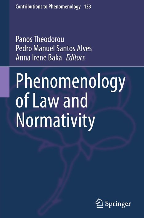 Phenomenology of Law and Normativity, Buch