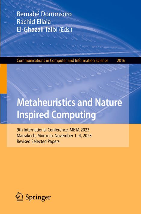 Metaheuristics and Nature Inspired Computing, Buch