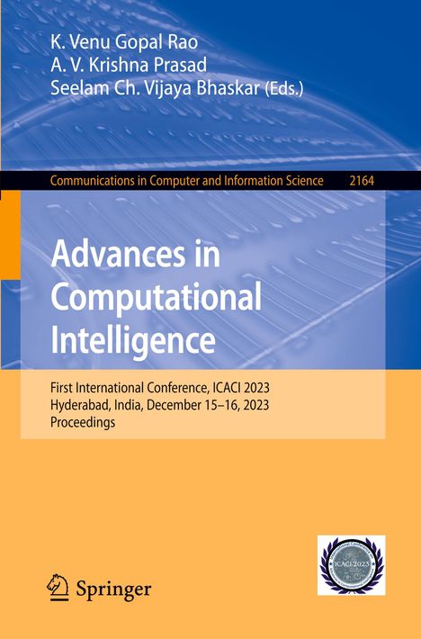 Advances in Computational Intelligence, Buch