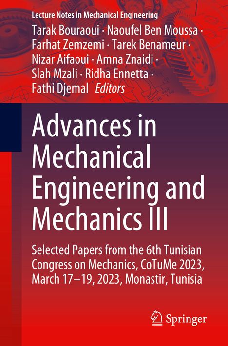 Advances in Mechanical Engineering and Mechanics III, Buch