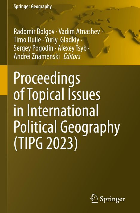 Proceedings of Topical Issues in International Political Geography (TIPG 2023), Buch