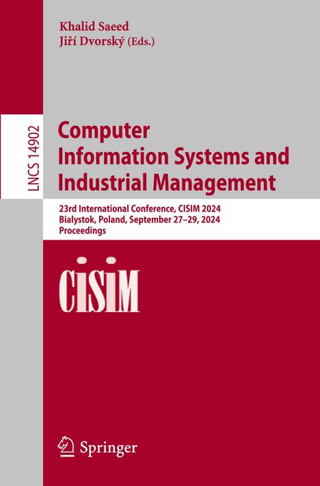 Computer Information Systems and Industrial Management, Buch