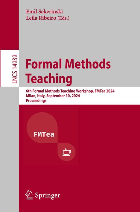 Formal Methods Teaching, Buch